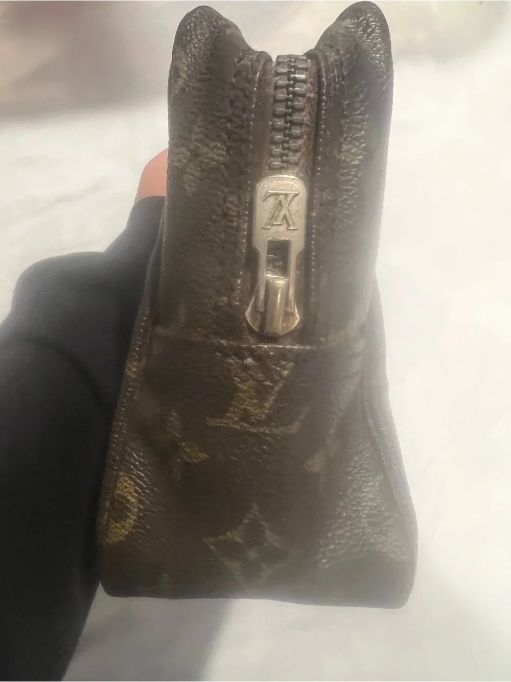 Louis Vuitton Monogram Trousse Toiletry 28 Cosmetic Pouch in Brown